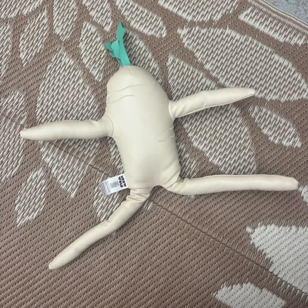 Meow Wolf Omega Mart Daikon Radish Stuffed Toy Plush Bendy Limbs